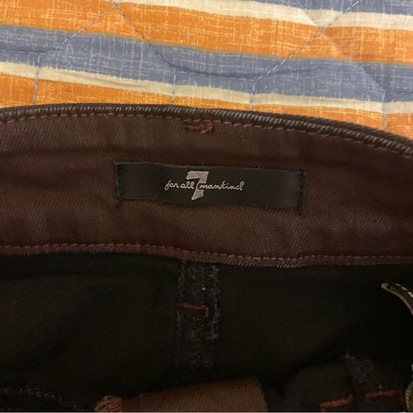 NWT 7 For Mankind coated skirt size 25 - Picture 11 of 12